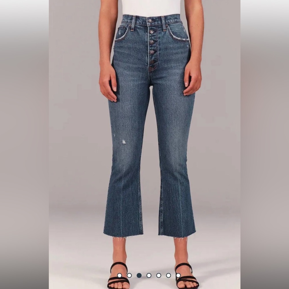 Abercrombie & Fitch The Kick Flare, Ultra High Rise, Curve Love, Size 27/4S
